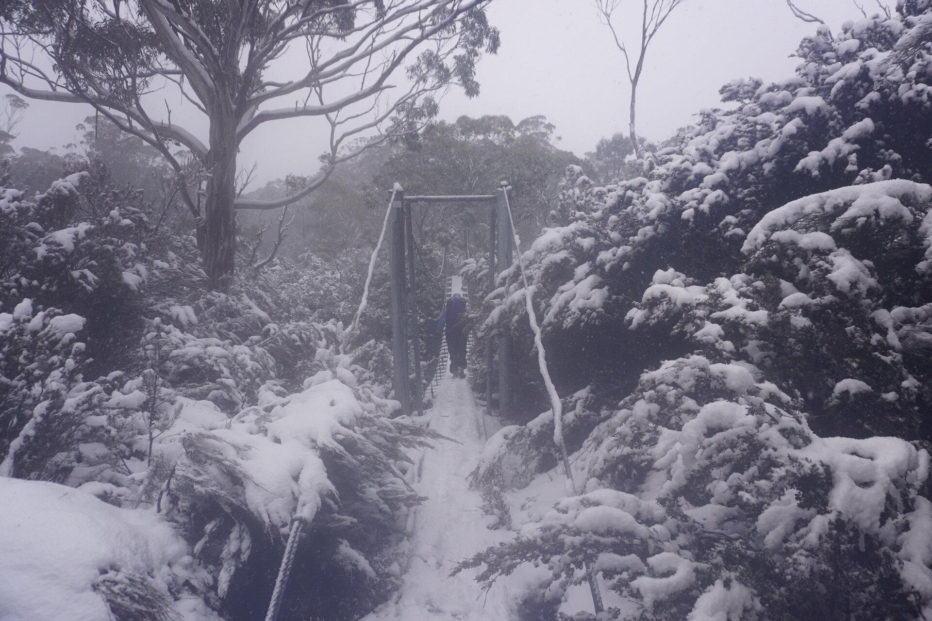 Bridge over Icy Waters